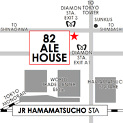 82ALE HOUSE Hamamatsucho, British Pub in Hamamatsucho (Daimon), Tokyo 