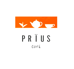 Logo of Prius Cafe, Modern Tea Cafe in Kichijoji, Tokyo