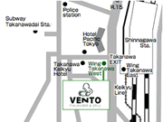Vento, Italian Bar & Grill in Shinagawa, Tokyo 